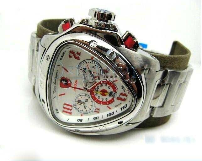 Oval Shape Stainless Steel Silver Men's Watches