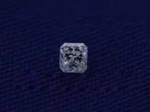 White Simulated Stone Creation Square Shape Loose Diamonds