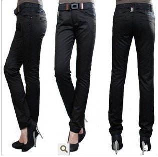 Newest Stylish Women's Elegant Black Long Pants