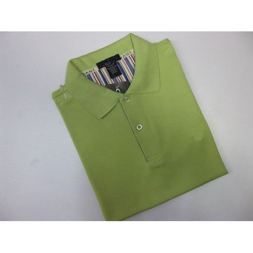 Green Cotton & Polyester Short Sleeve Women's T-shirt