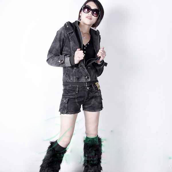 New Denim Slim Women's Never Fade 100% Cotton Shorts