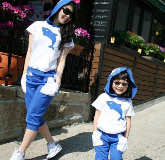 Baby Summer Blue O-Neck Printed Shot Sleeve T-Shirts