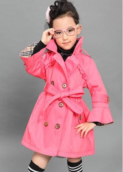 Red Long Sleeve With Buttons Children's Jackets