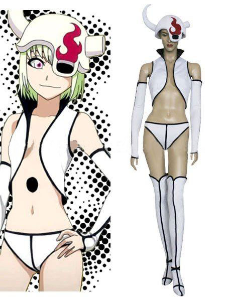 Women's White Color Bleach Lilinette Cosplay Clothing