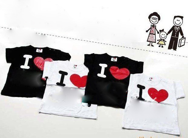 Baby Breathable Short Sleeve Top Clothes I Love Mama Papa T-Shirts