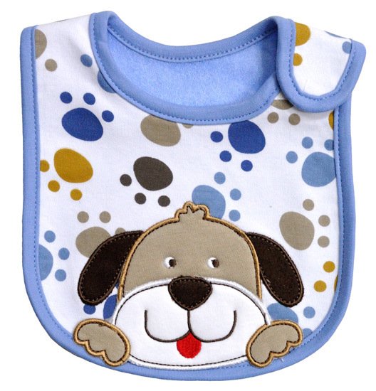 Baby 3 Layers Easy to Clean Waterproof Fabric Bibs