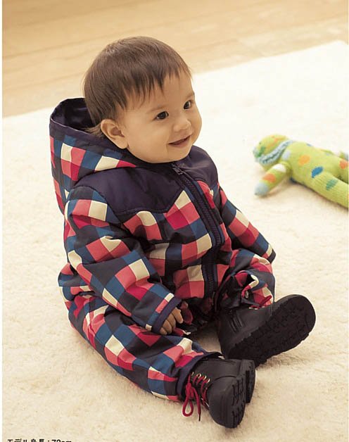 Winter Windowproof Waterproof Baby 100% Cotton Rompers