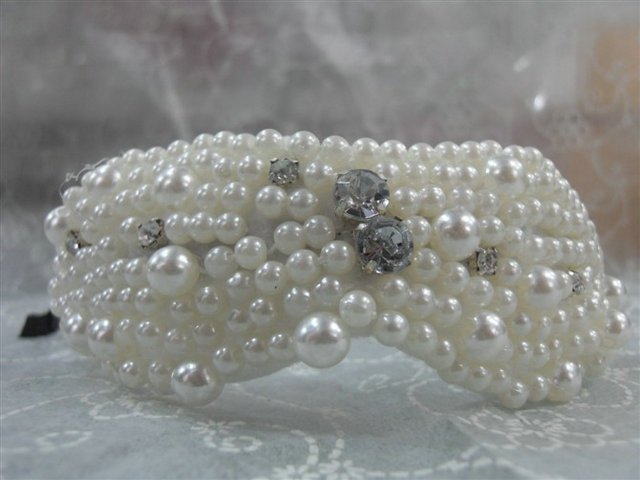 White With Pearls Wedding Hair Accessories