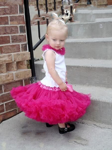 Red Yulle & Polyester Round Shape Baby Skirts