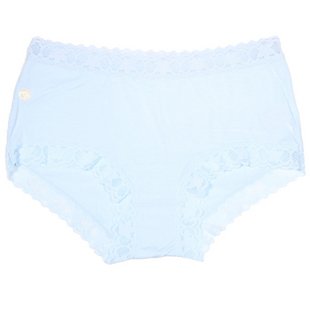 Light Blue Lace & Polyester Triangle Sex Underwear