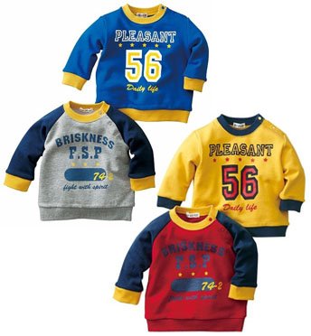 Long Sleeve Cotton & Wool O-neck Baby Shirts & Tops