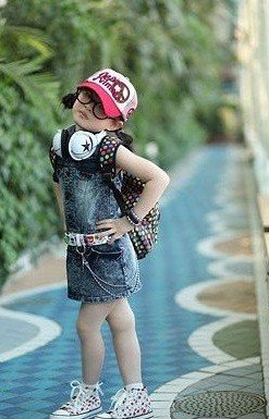 Cotton & Nylon Blue Sleeveless Baby Skirts