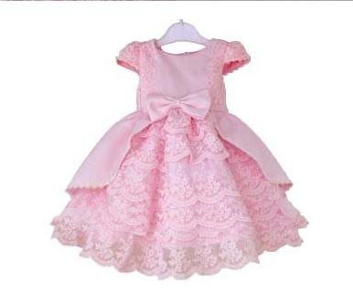 Baby Princess Marriage Gauze Noble Roun Neck Dress