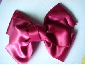 Red Bow Nylon & Spandex Hair Accessories
