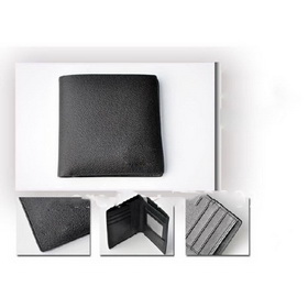 Men's Black Mini Genuine Leather Wallets