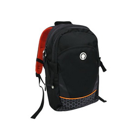 Black Round Shape With Zippers Laptop Bags