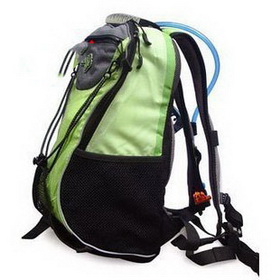 Waterproof Green With Zippers Hydration Backpack