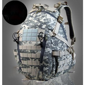 Army Green With Lattice Nylon Laptop Backpacks