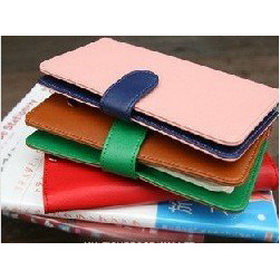 Rectangular Shape PU Leather With Button Coin Purses