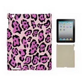 Square Shape Leopard Hard Case Cover Laptop Sleeves