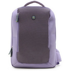 Purple Mesh With Zipper Laptop Backpacks