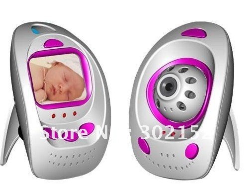 2.5 Inch Silver With Buttons Digital Baby Monitor Camera