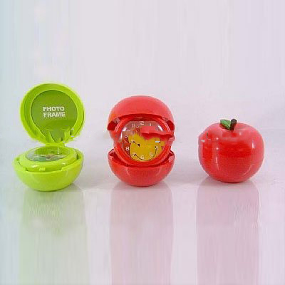 Apple Folding Plastic Table Clocks