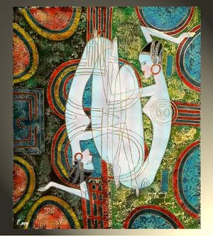Canvas Modern Oil Painting Decoration Pop Abstract