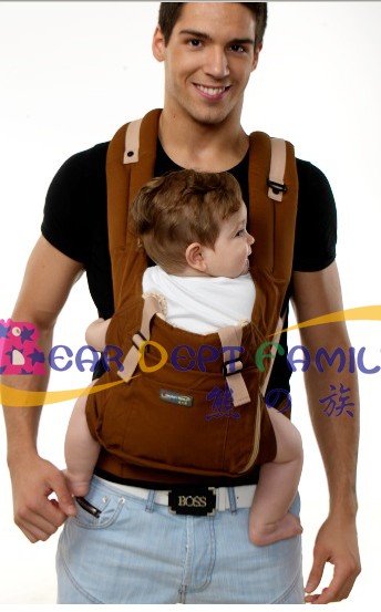 Brown With Buttons Zippers Baby Carriers