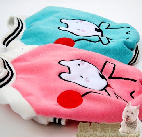 Eco-Friendly Stocked Spring and Autumn Dog Clothes / Pet Clothes
