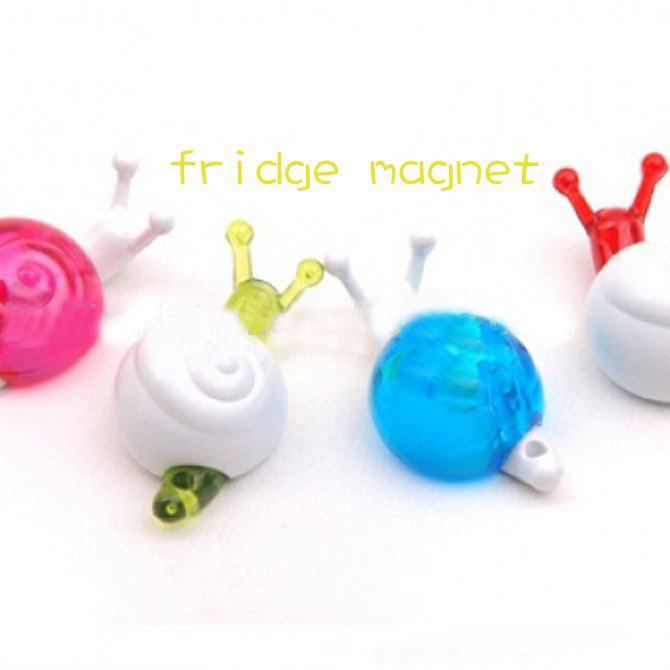 Lovely Cartoon Rubber Snail Fridge Magnet