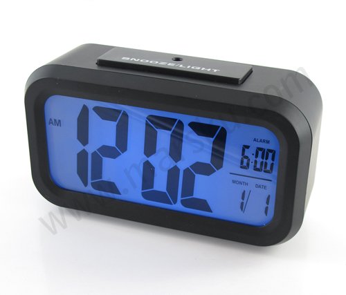 Record Snooze Function Background Light Alarm Clock