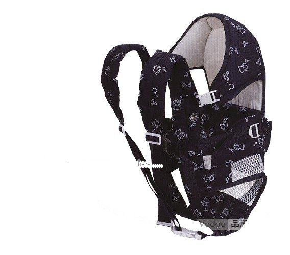 With Buttons Blue Nylon & Polyester Baby Carriers