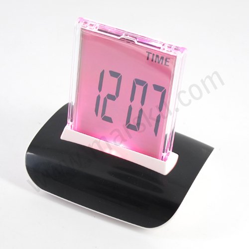 LED Backlight Temperature Alarm Clock
