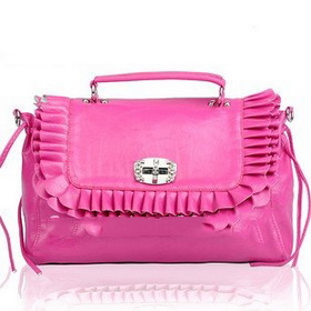 PU Zipper Travel Totes Cosmetic Shoulder Bags