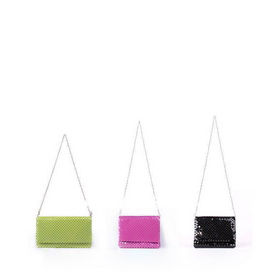 Lattice With Chain Zipper Cosmetic Bags & Cases