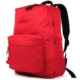 Red Square Shape Nylon School Bags