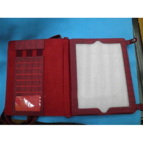 Red Leather With Stripes Promotional Bags