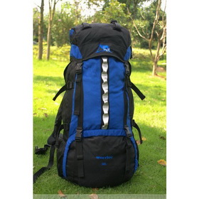 Black & Blue With Many Buttons Mesh Picnic Bags