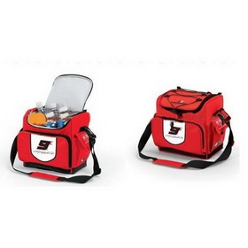 Polyster Zipper Folding Picnic Cooler Shoulder Bag