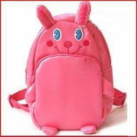 Rabbit Shape Red With Zippers School Bags