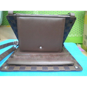 Leather Gray Square Shape Promotional Bags