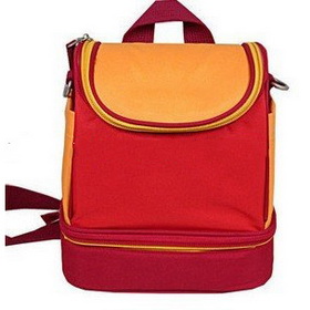 Folding Red Square Shape Cooler Bags