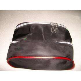 Black Aluminum Alloy Zipper Oxford Cloth Cosmetics Bags