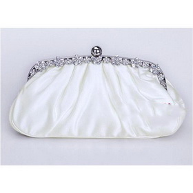 With Diamond White With A Button Promotional Bags