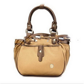 Golden One Shoulder With Zipper Promotional Bags