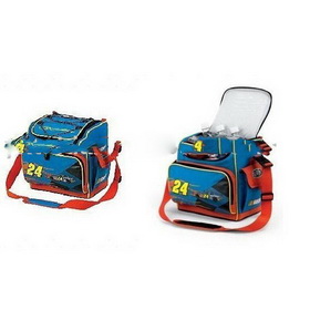 Blue & Red Square Shape With Zipper Picnic Bags