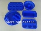 Dark Blue Wear Resistance Silicone Cookware