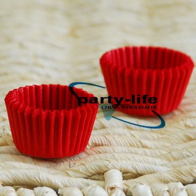 Red Mini Chocolate Paper Cake Tools Cupcake