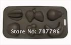 Black Rectangular Shape Silicone Cookware